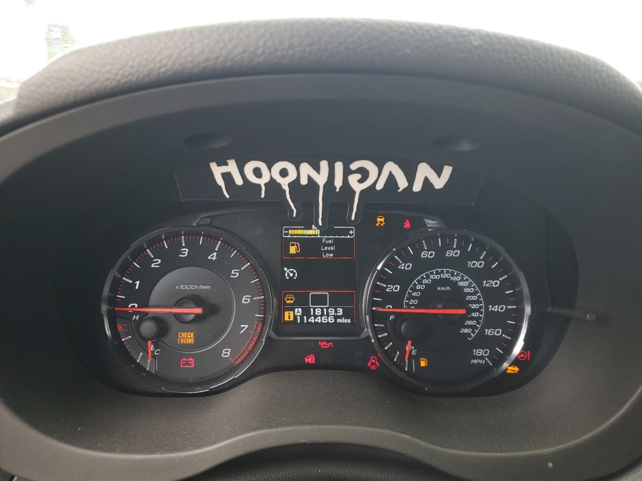 2018 Subaru Wrx VIN: JF1VA1A65J9836255 Lot: 62312005