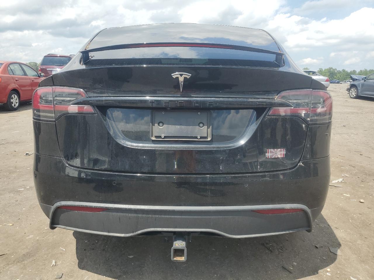 2022 Tesla Model X VIN: 7SAXCBE63NF340799 Lot: 58754625