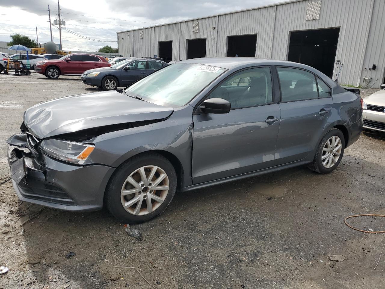 2015 Volkswagen Jetta Se იყიდება Jacksonville-ში, FL - Front End