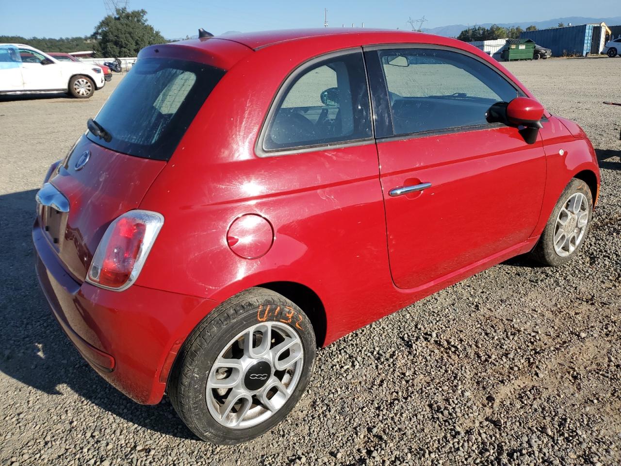 2015 Fiat 500 Pop red null gas 3C3CFFAR6FT672916 photo #4