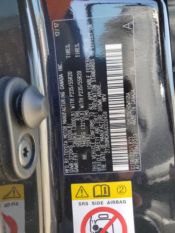 LEXUS RX450 2018 VIN 2T2BGMCA9JC020458 zdjęcie 13