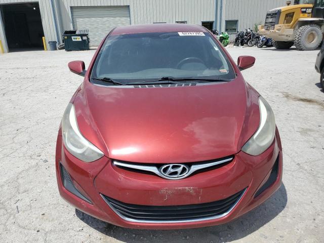 Sedans HYUNDAI ELANTRA 2016 Czerwony