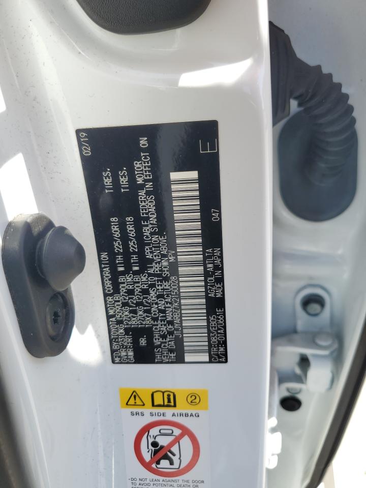 2019 Lexus Nx 300 Base VIN: JTJYARBZ7K2150028 Lot: 62512245