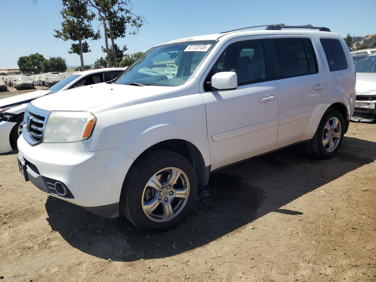 HONDA PILOT 2013 VIN 5FNYF3H49DB033855
