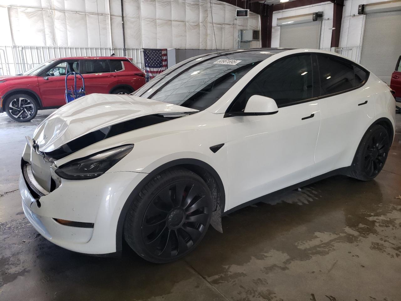 2022 Tesla Model Y VIN: 7SAYGDEF9NF520020 Lot: 60961695