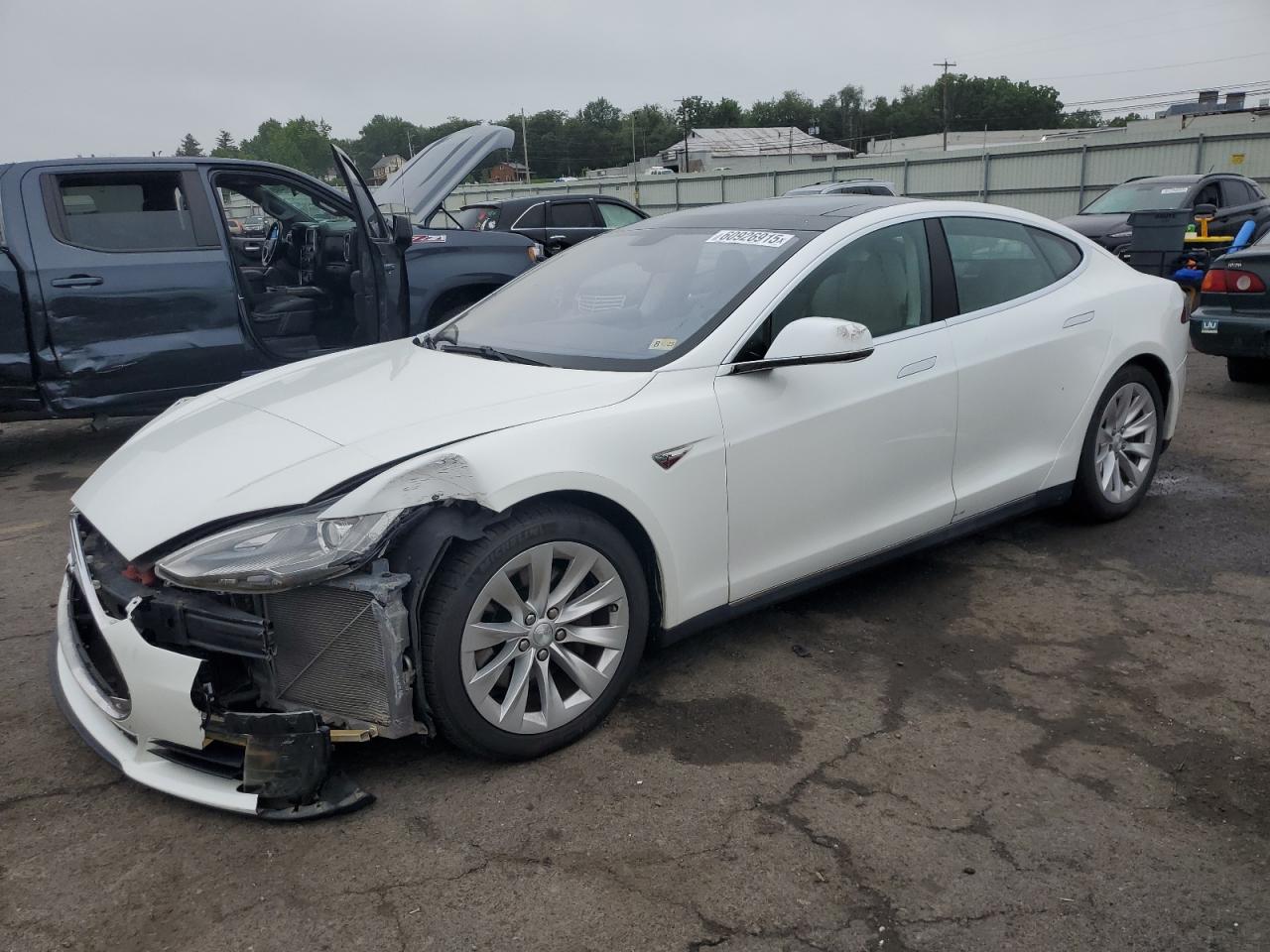 2012 Tesla Model S zu verkaufen in Pennsburg, PA - Front End
