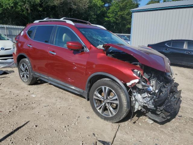  NISSAN ROGUE 2018 Czerwony