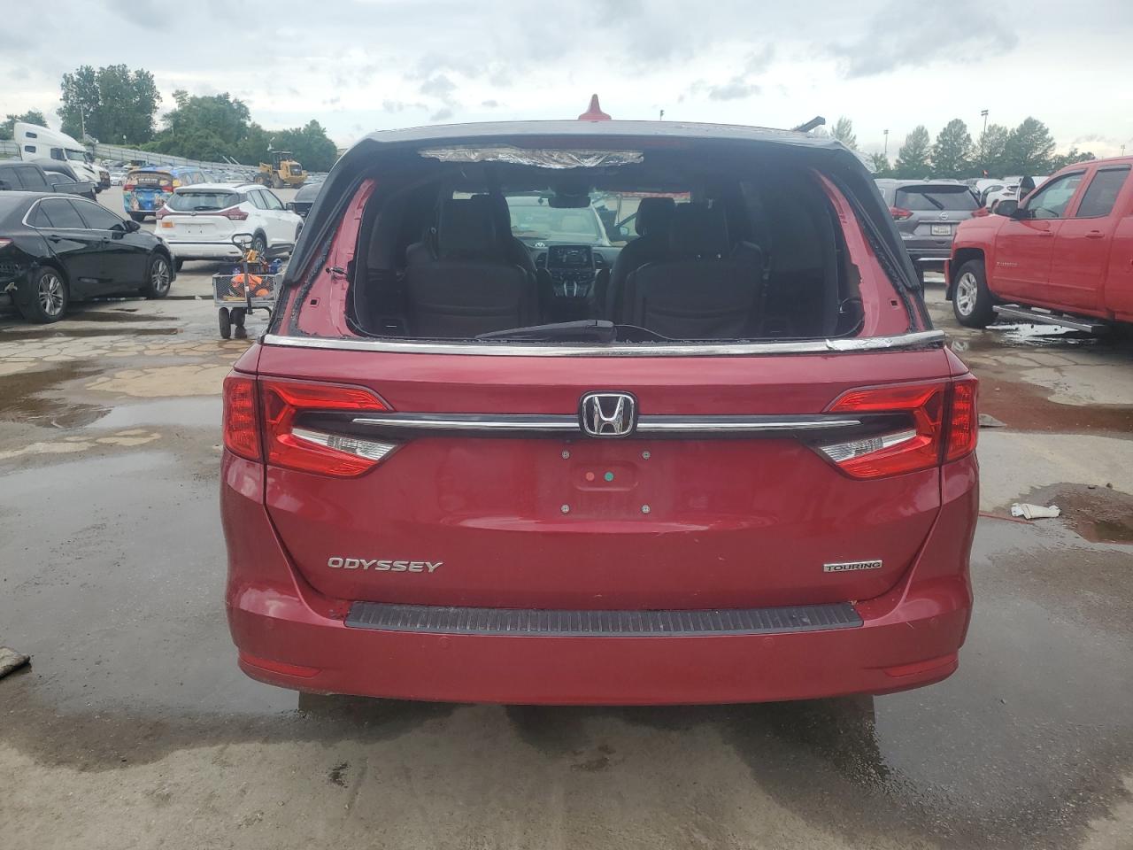 2022 Honda Odyssey Touring VIN: 5FNRL6H86NB027000 Lot: 61565415