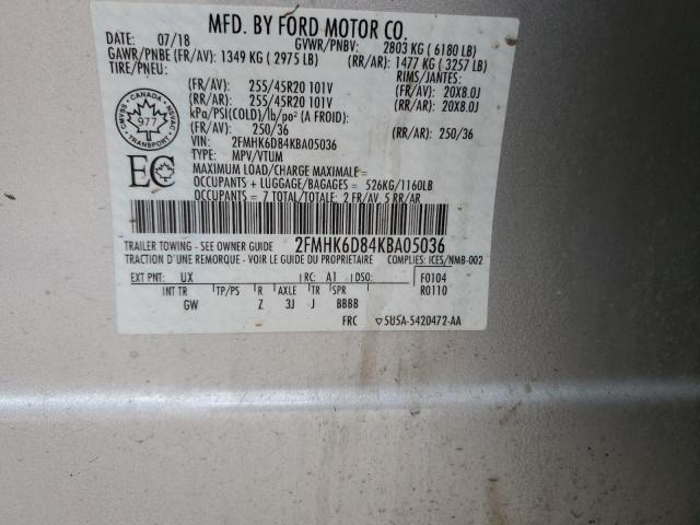 2019 FORD FLEX LIMITED  
