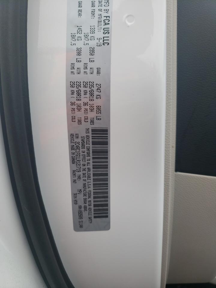 2020 Chrysler Pacifica Touring VIN: 2C4RC1FG1LR121719 Lot: 61134365