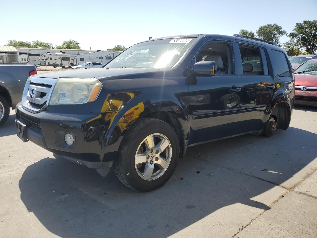 2011 Honda Pilot Exln VIN: 5FNYF4H74BB010433 Lot: 63043845
