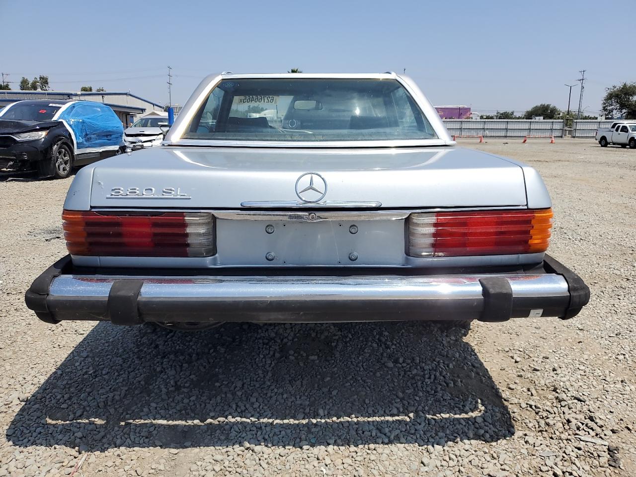 1981 Mercedes-Benz 380 Sl VIN: WDBBA45A4BB005237 Lot: 62766465