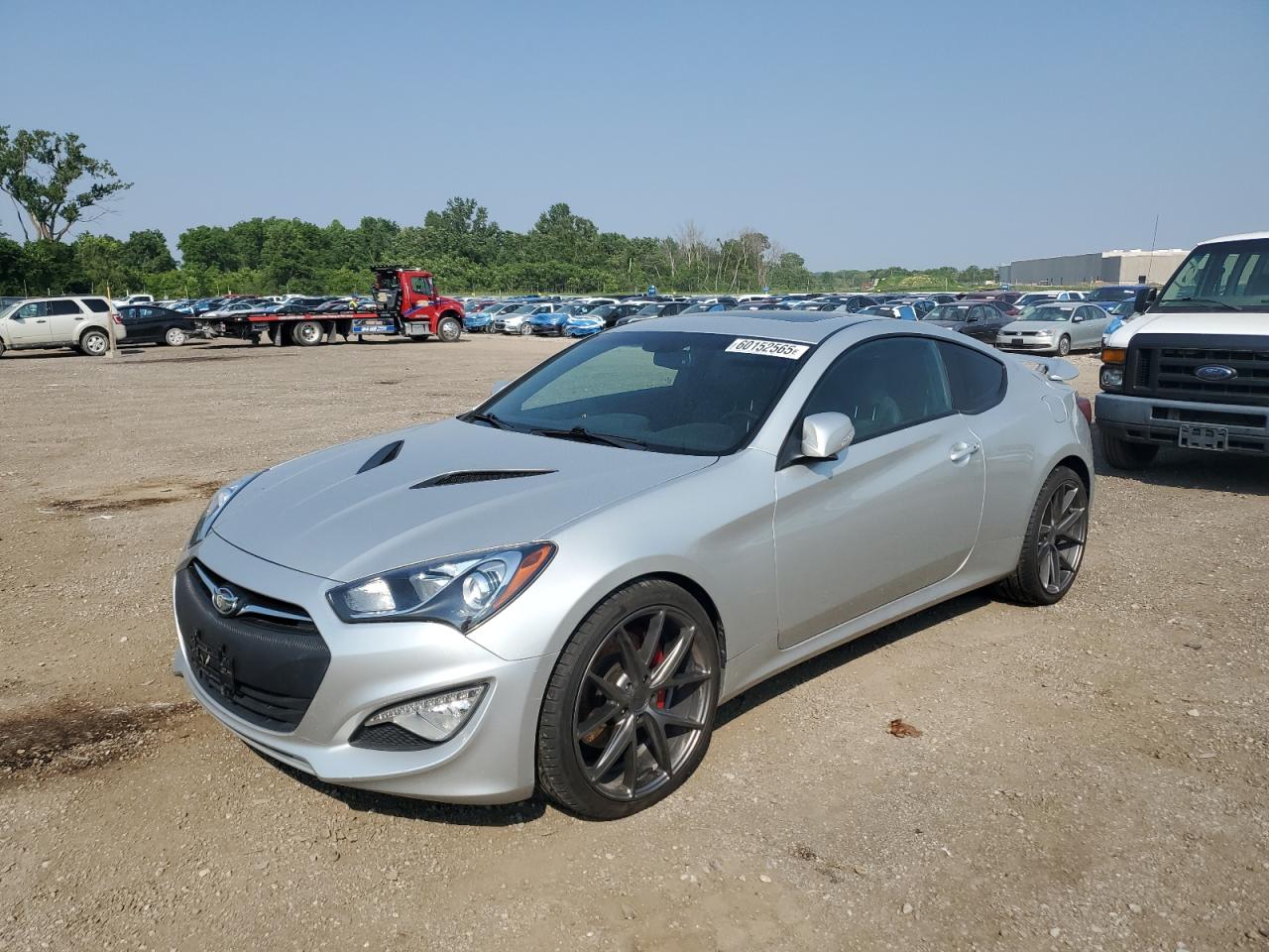 2013 Hyundai Genesis Coupe 3.8L en Venta en Des Moines, IA - Rear End
