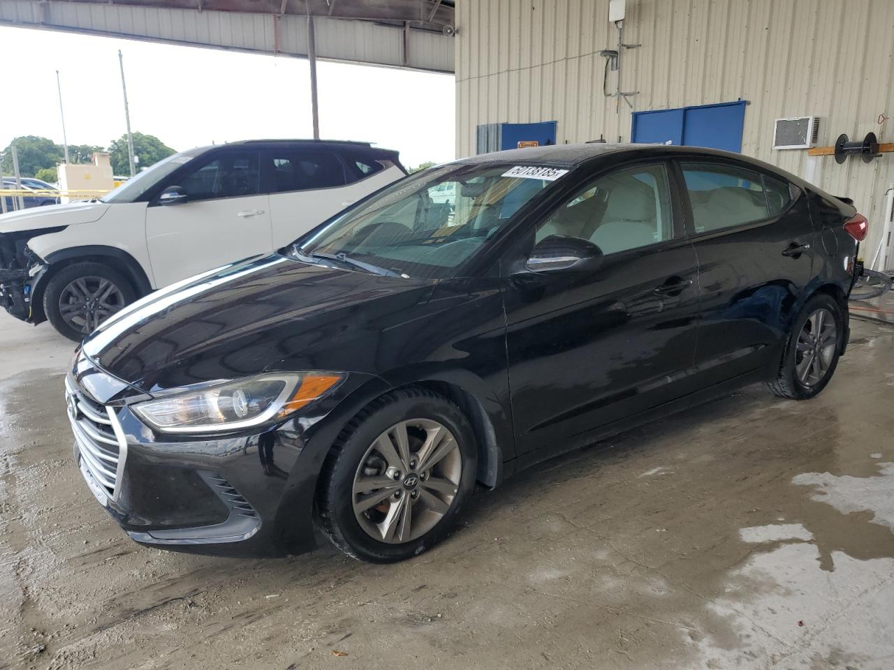 2018 Hyundai Elantra Sel للبيع في Homestead، FL - Rear End