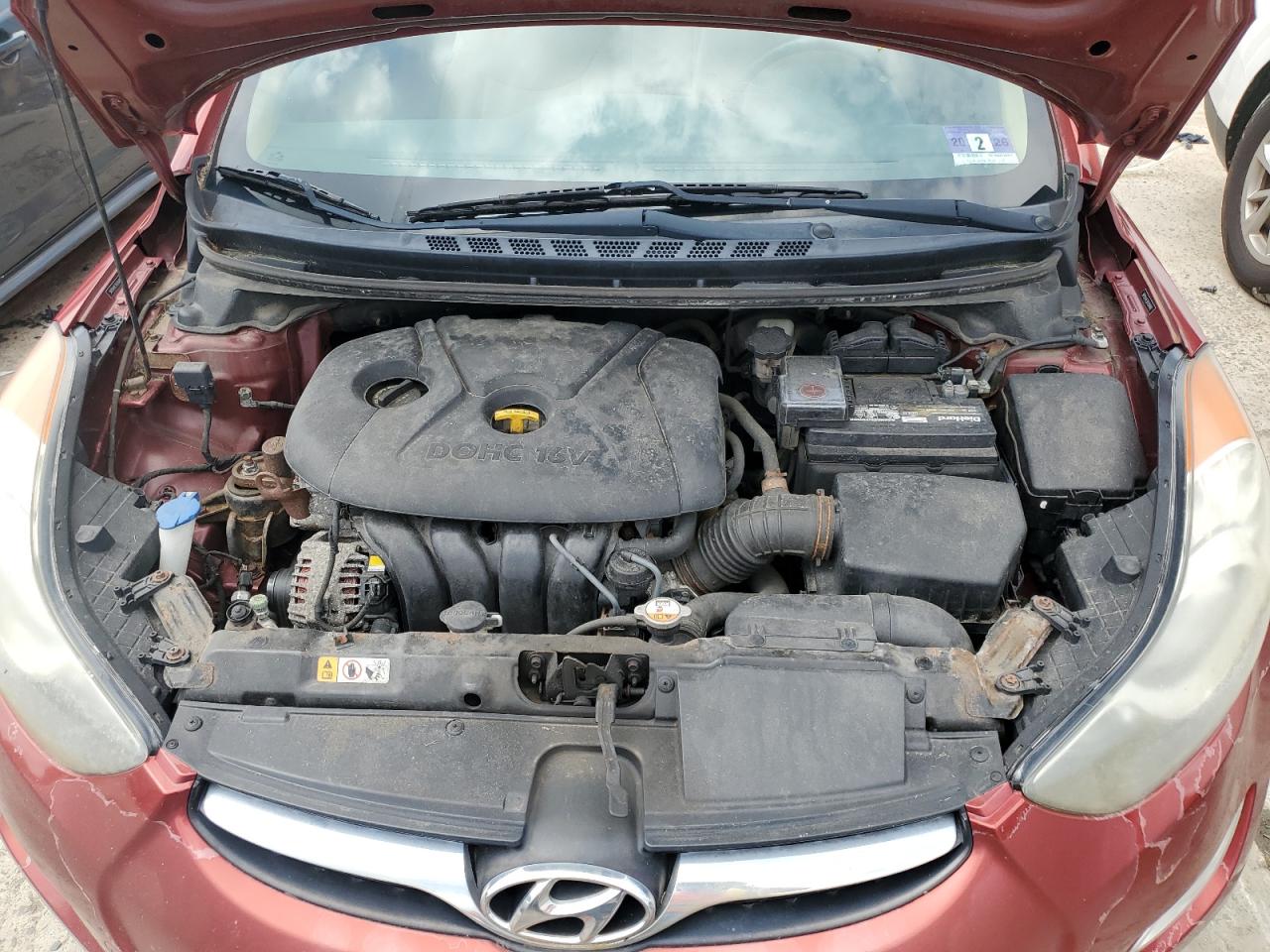 2013 Hyundai Elantra Gls VIN: 5NPDH4AE3DH284969 Lot: 61418505