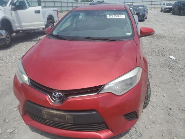  TOYOTA COROLLA 2014 Красный