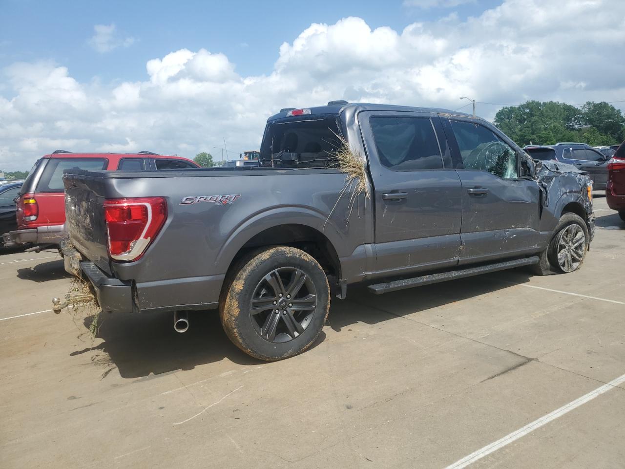 2022 Ford F150 Supercrew grey null gas 1FTFW1E54NFA25751 photo #4