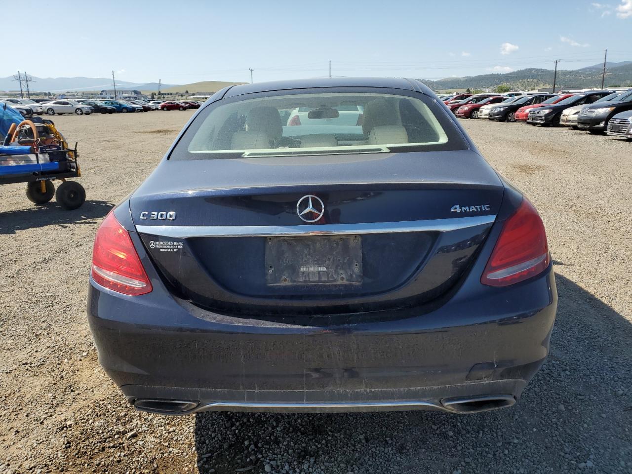 2015 Mercedes-Benz C 300 4Matic VIN: 55SWF4KB9FU094080 Lot: 61033435