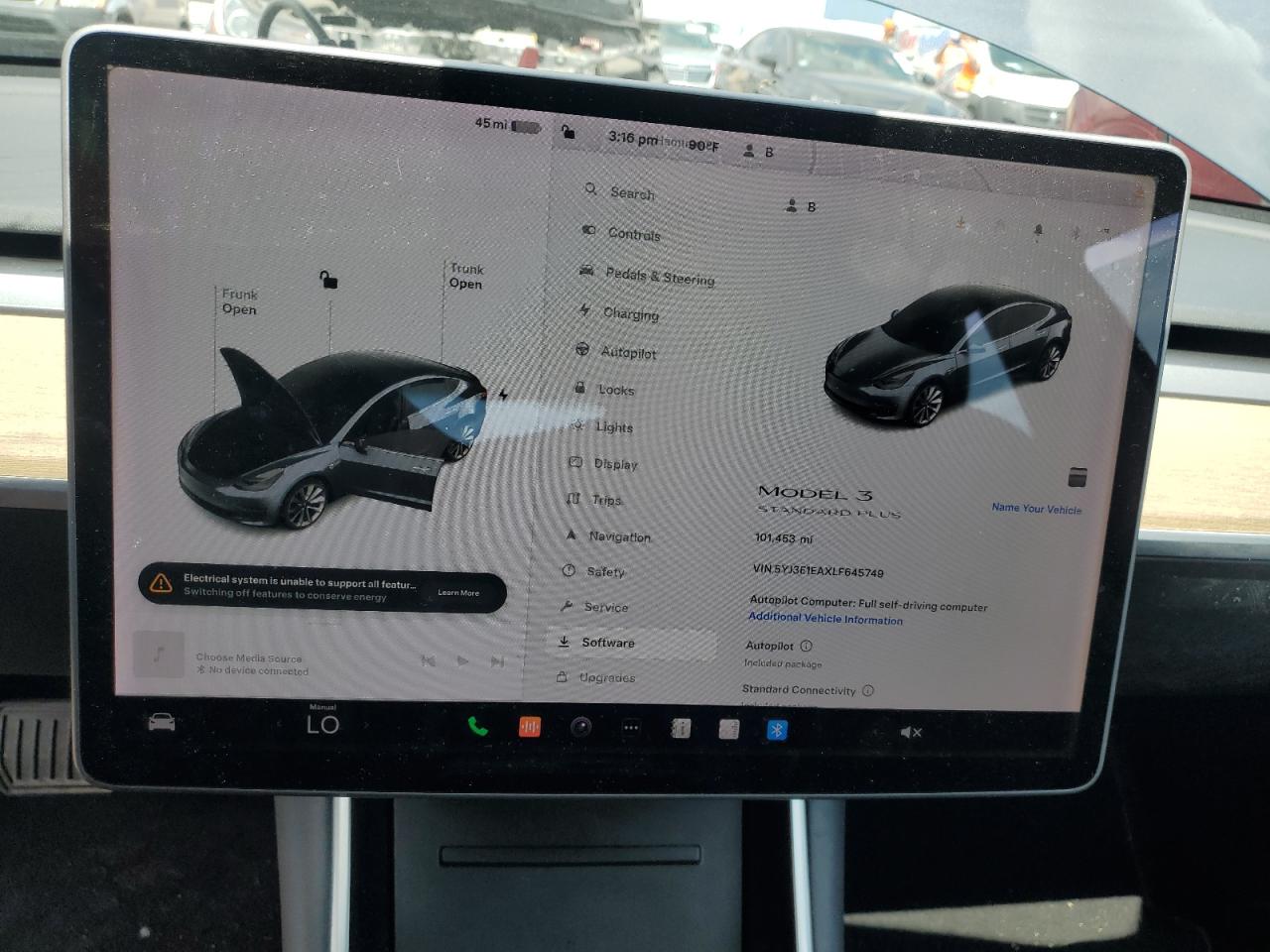 2020 Tesla Model 3 VIN: 5YJ3E1EAXLF645749 Lot: 62715815
