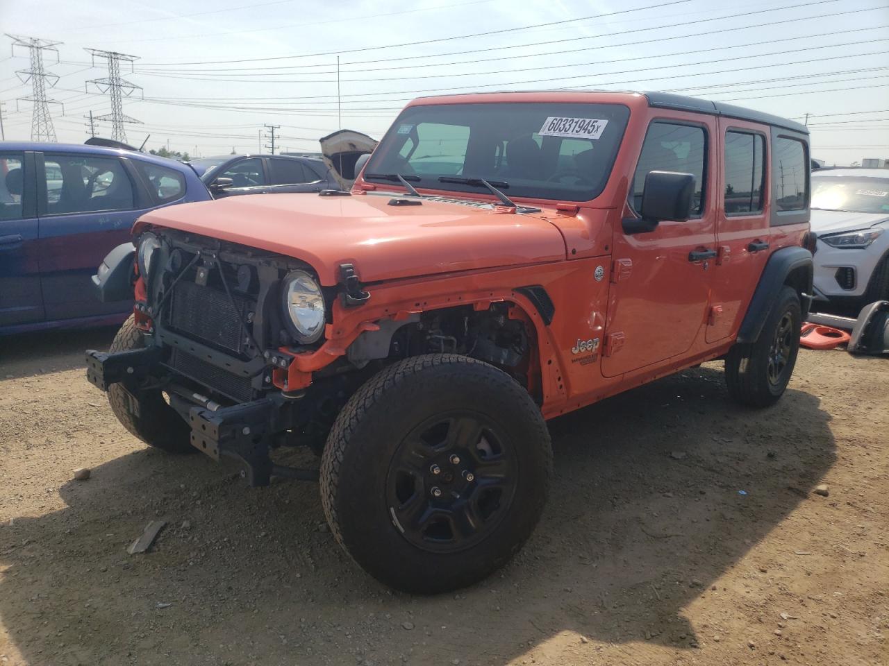 2018 Jeep Wrangler Unlimited Sport იყიდება Elgin-ში, IL - Front End