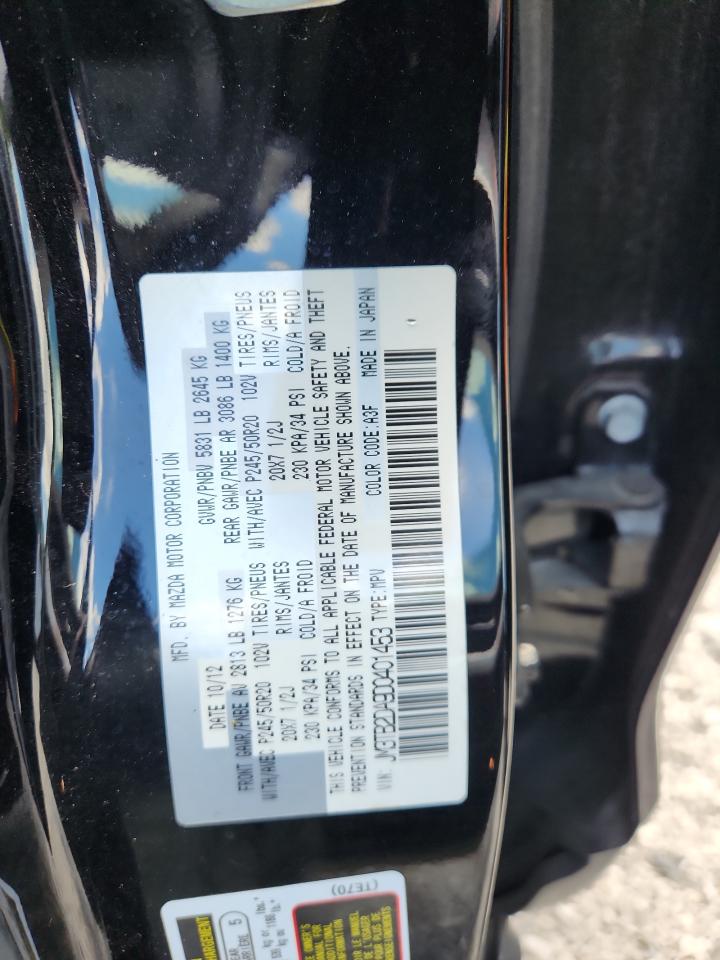 2013 Mazda Cx-9 Grand Touring VIN: JM3TB2DA9D0401453 Lot: 62779625