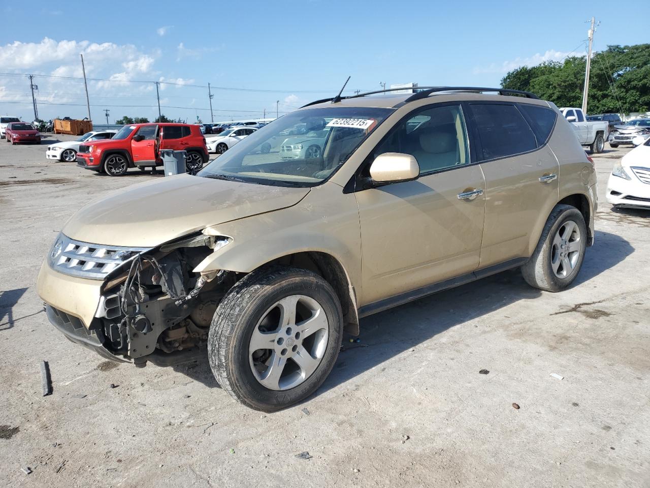 NISSAN MURANO 2004 VIN JN8AZ08T04W217676