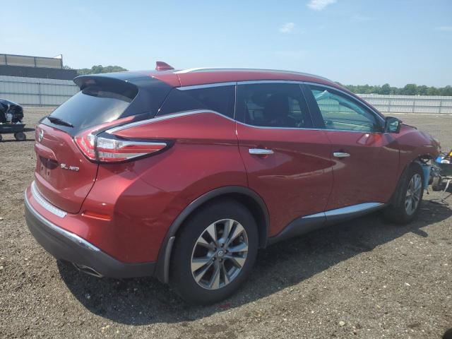  NISSAN MURANO 2018 Czerwony