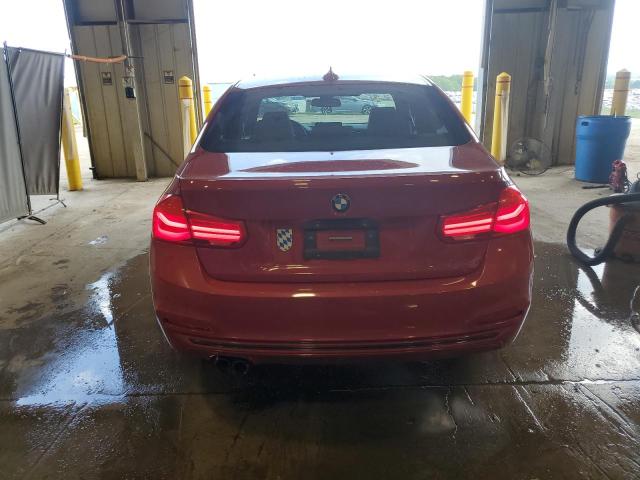  BMW 3 SERIES 2016 Czerwony