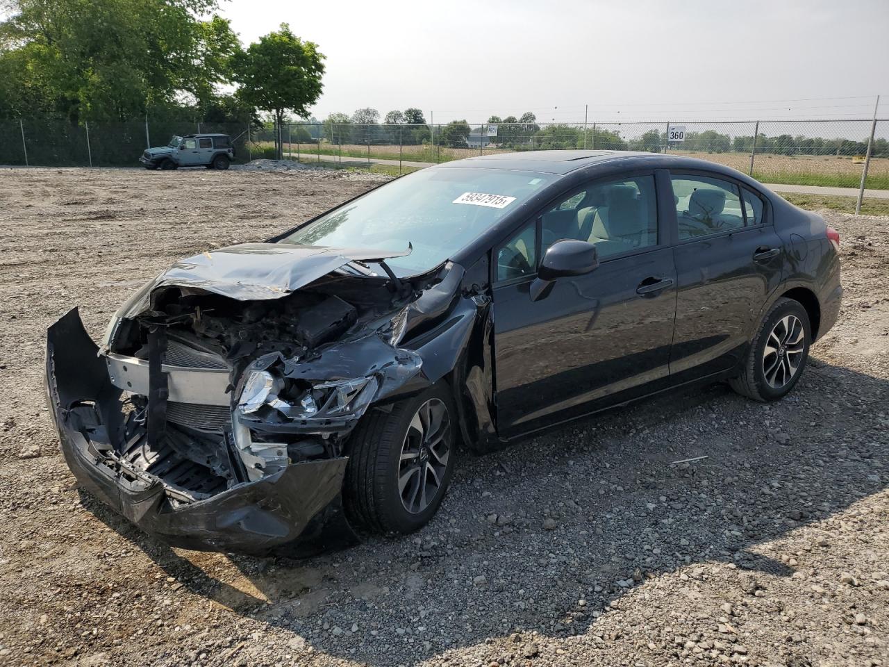 2013 Honda Civic Ex en Venta en Cicero, IN - Front End