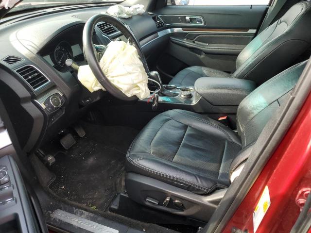  FORD EXPLORER 2016 Красный