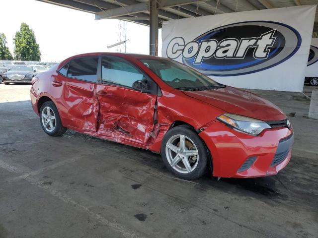  TOYOTA COROLLA 2014 Czerwony