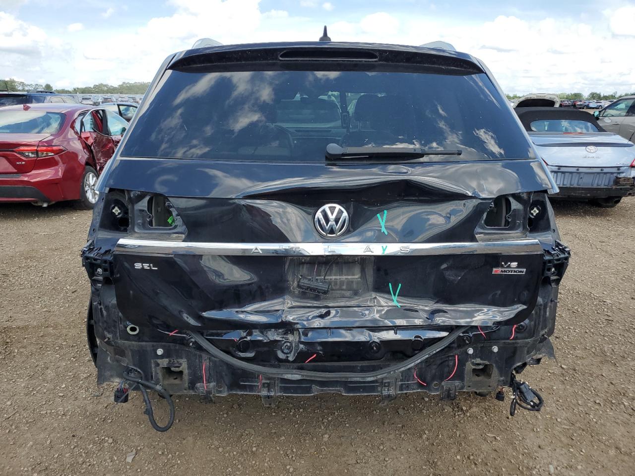 2019 Volkswagen Atlas Sel VIN: 1V2MR2CAXKC552533 Lot: 62471965