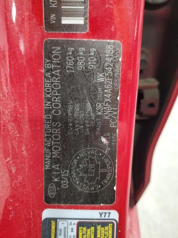 2015 KIA FORTE LX  