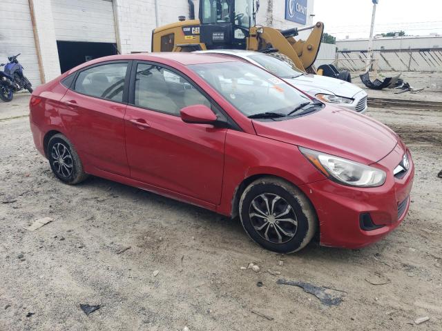  HYUNDAI ACCENT 2013 Red