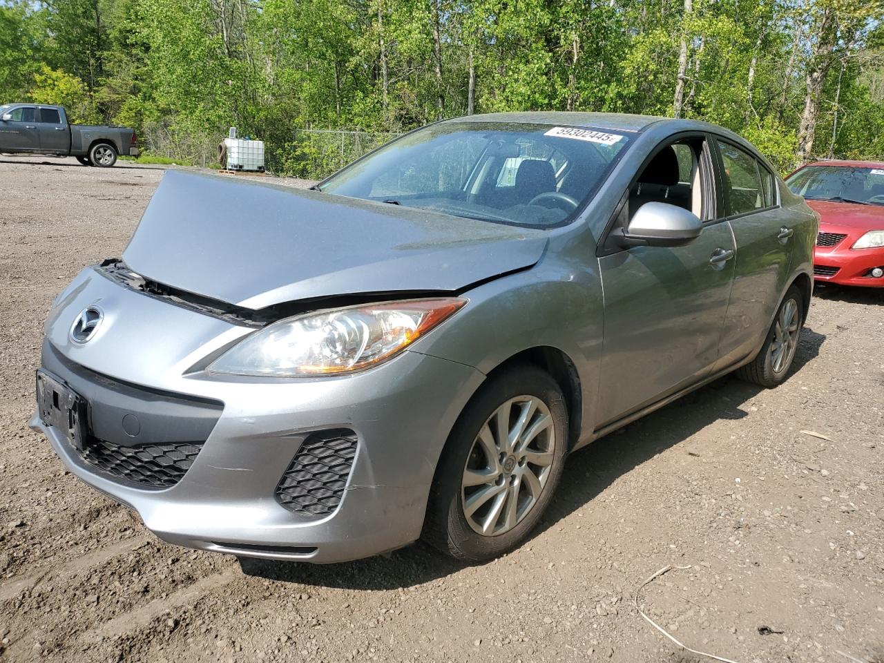 2012 Mazda 3 I silver null gas JM1BL1UF2C1603955 photo #1
