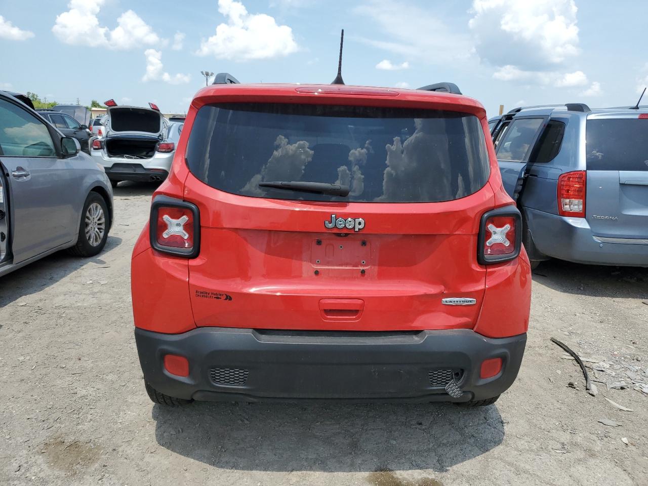 2018 Jeep Renegade Latitude VIN: ZACCJABB5JPH34451 Lot: 62135375