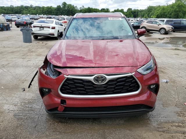  TOYOTA HIGHLANDER 2021 Red