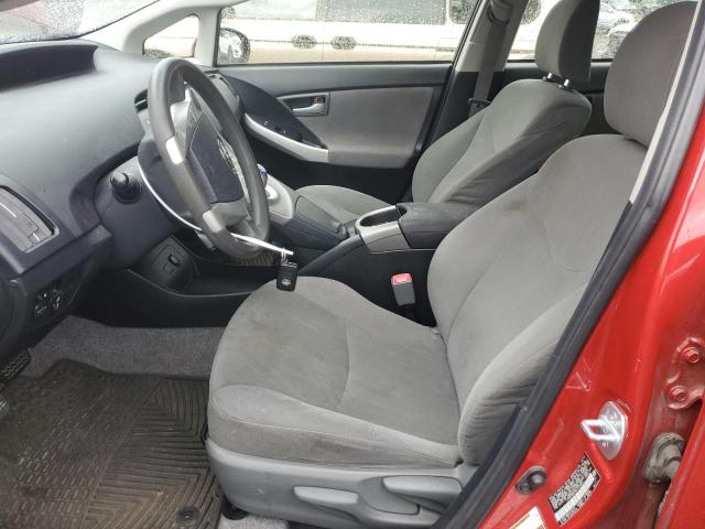 Hatchbacks TOYOTA PRIUS 2013 Czerwony
