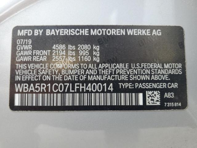 2020 BMW 330I   