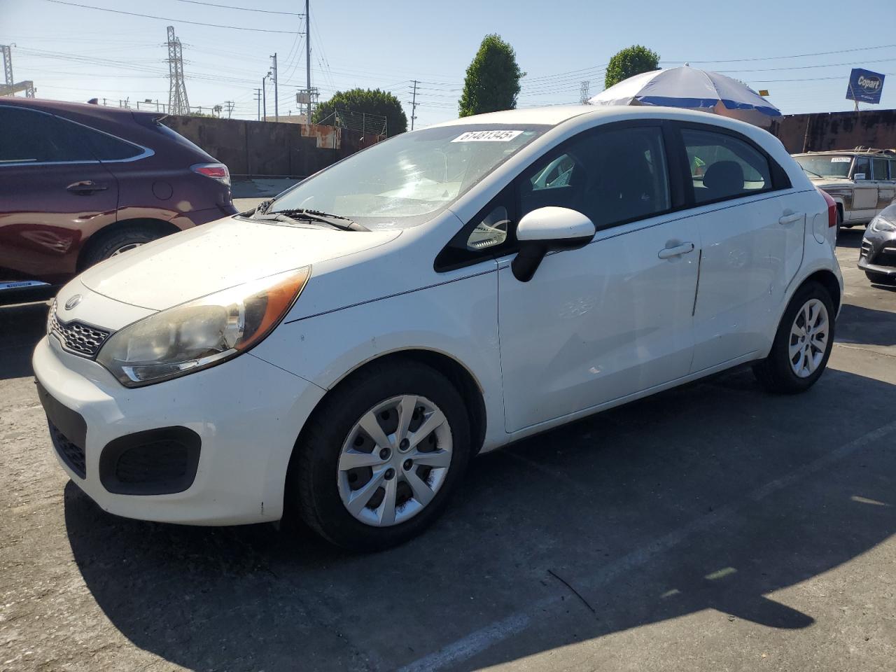 2013 Kia Rio Lx en Venta en Wilmington, CA - Minor Dent/Scratches