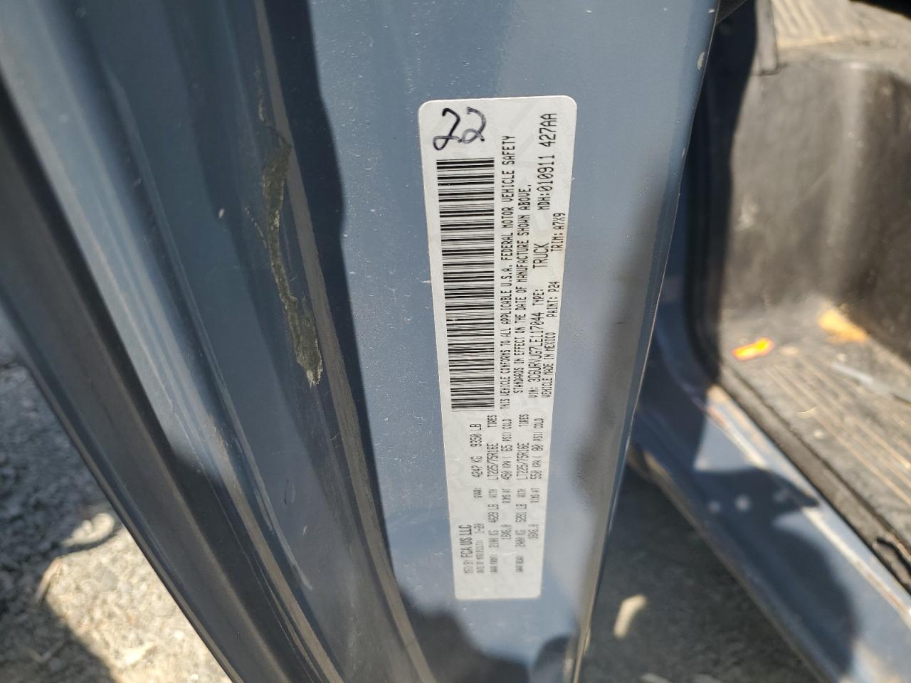 2020 Ram Promaster 3500 3500 High VIN: 3C6URVJG7LE117044 Lot: 61157555