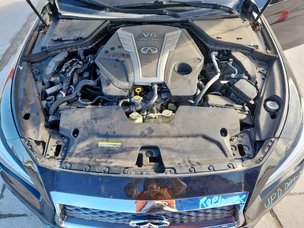 2018 Infiniti Q50 Luxe VIN: JN1EV7AR5JM443433 Lot: 61919765