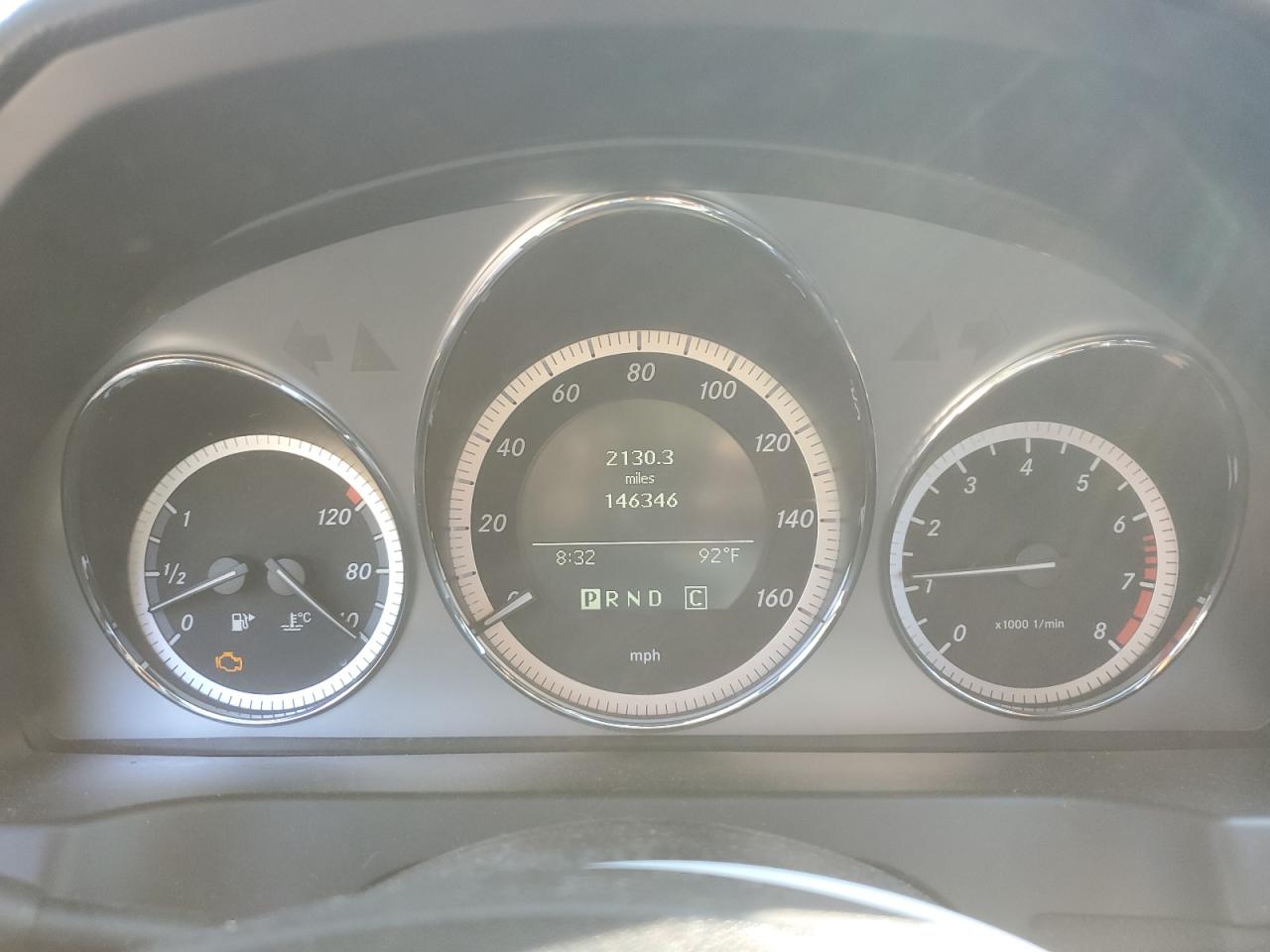 MERCEDES-BENZ C-CLASS 2010 VIN WDDGF8BB6AF488594 zdjęcie 9