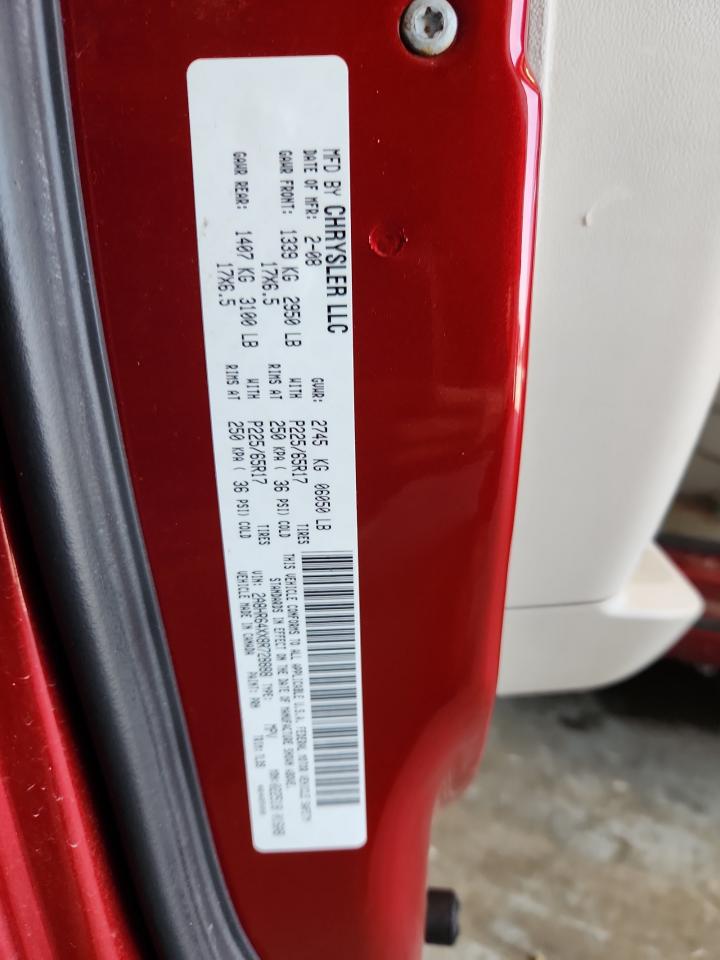 2008 Chrysler Town & Country Limited VIN: 2A8HR64XX8R728888 Lot: 62486615