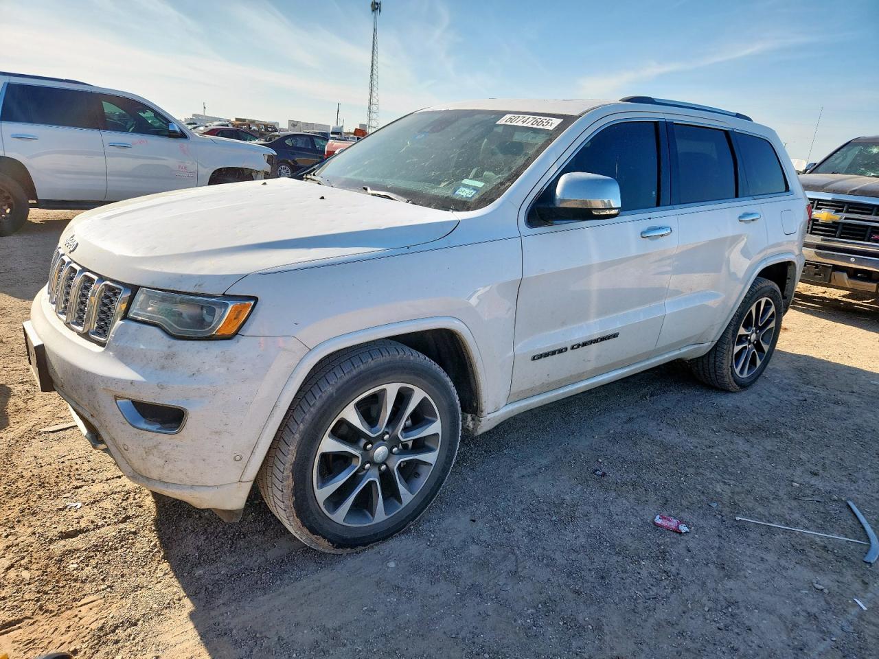 2017 Jeep Grand Cherokee Overland იყიდება Amarillo-ში, TX - Hail