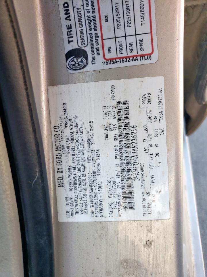 2010 Ford Fusion Se VIN: 3FAHP0HA3AR236256 Lot: 60635045