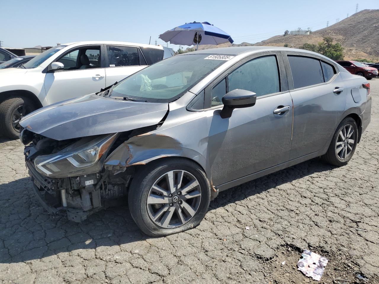 2020 Nissan Versa Sv na sprzedaż w Colton, CA - Front End