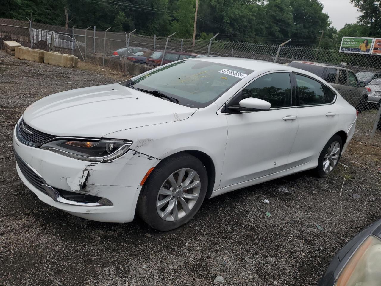 2015 Chrysler 200 C на продаже в Baltimore, MD - Front End