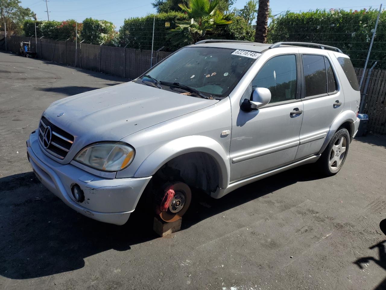 2001 Mercedes-Benz Ml 55 silver null gas 4JGAB74E01A222302 photo #1