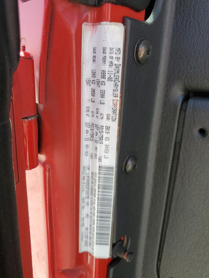 2003 Jeep Wrangler / Tj Sport VIN: 1J4FA49S93P326792 Lot: 61358545